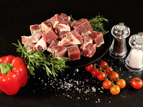 Frozen Diced Goat
