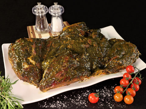 Leg of Lamb In Royal Mint Marinade